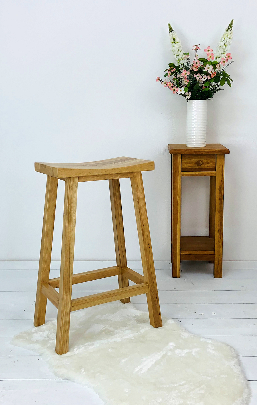 Oak Nordic High Stool - NML