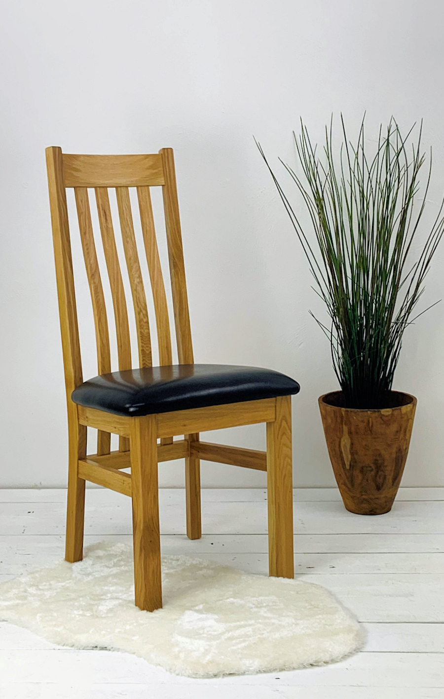 Oak Cambridge Chair - Brown Seat
